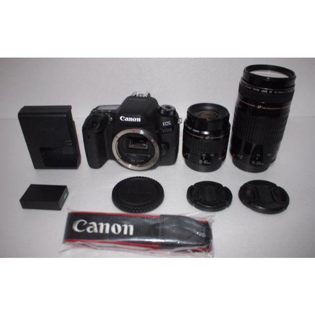 Canon - キャノン‼️Canon EOS 9000D 標準&望遠ダブルレンズセット★450