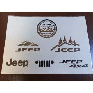 ジープ(Jeep)のJeep ステッカー ジープ シール(車外アクセサリ)