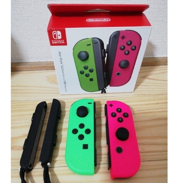 任天堂(ニンテンドウ)の【みんと様専用】Nintendo Switch Joy-Con2個+充電器 エンタメ/ホビーのゲームソフト/ゲーム機本体(その他)の商品写真