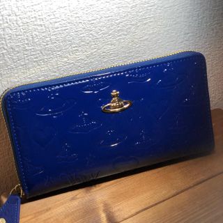 ヴィヴィアンウエストウッド(Vivienne Westwood)の　Vivienne Westwood 財布　ブルー　エナメル　ヴィヴィアン(財布)