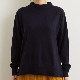 ユナイテッドアローズグリーンレーベルリラクシング(UNITED ARROWS green label relaxing)のユナイテッドアローズ　グリーンレーベル　紺　ラメ入りニット(ニット/セーター)