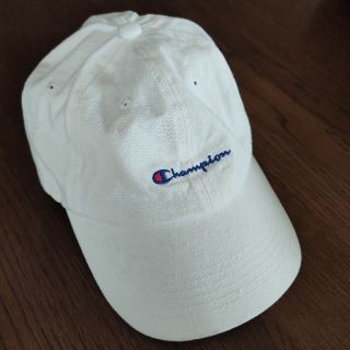 チャンピオン(Champion)のchampion キャップ　フリーサイズ　ホワイト(キャップ)