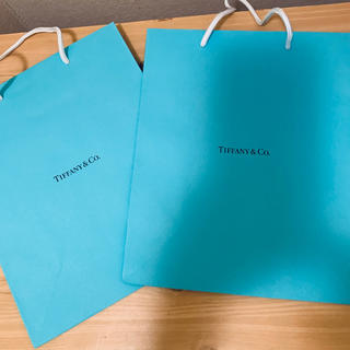 ティファニー(Tiffany & Co.)のTIFFANY&Coショッパー　紙袋2枚セット(ショップ袋)