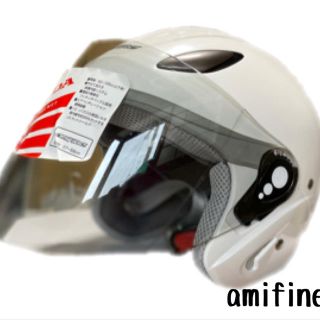 ホンダ(ホンダ)の【ホンダ純正】amifine ジェットヘルメット 0SHGB-FH1B-WF新品(ヘルメット/シールド)