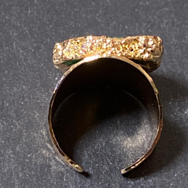 MALAIKA(マライカ)の天然石　リング　指輪　グリーンH レディースのアクセサリー(リング(指輪))の商品写真