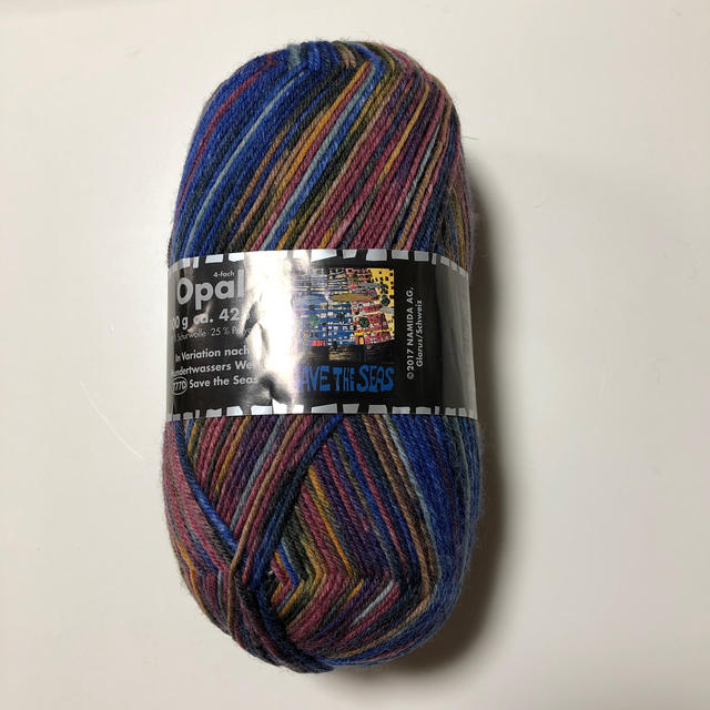 Opal 毛糸 Hundertwasser 3207 KFS 梅村マルティナ ハンドメイドの素材/材料(生地/糸)の商品写真