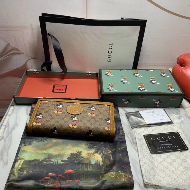 Gucci - GUCCI ディズニーコラボ グッチ 長財布 ウォレット 正規品の通販