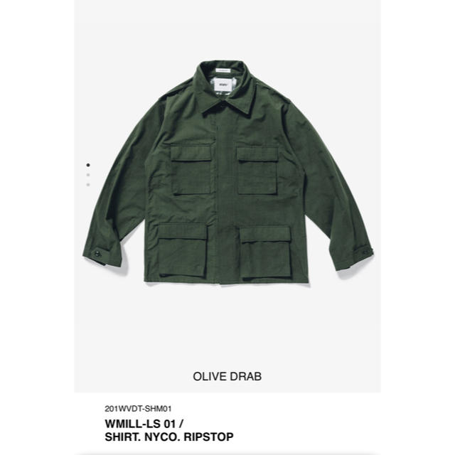 WTAPS MILL 20SS WMILL-LS 01 XL - ミリタリージャケット