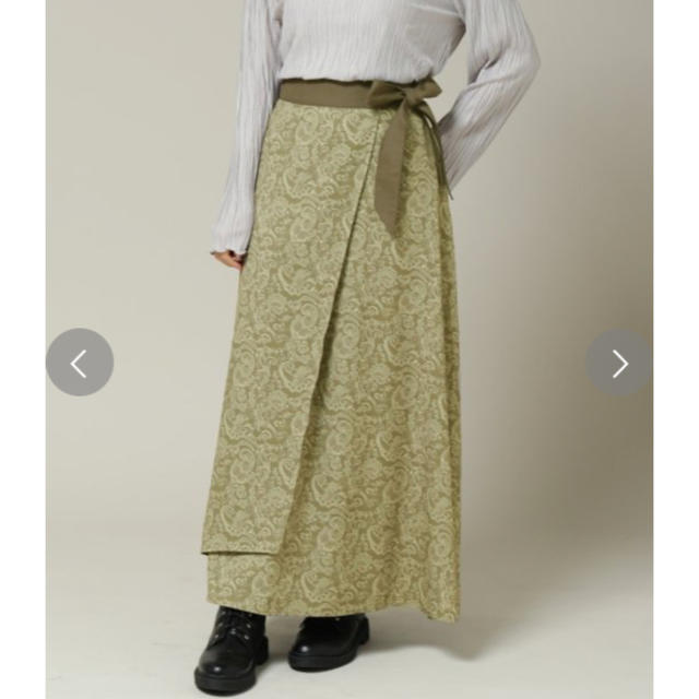 RayCassin(レイカズン)のペイズリー柄巻きスカート レディースのスカート(ロングスカート)の商品写真