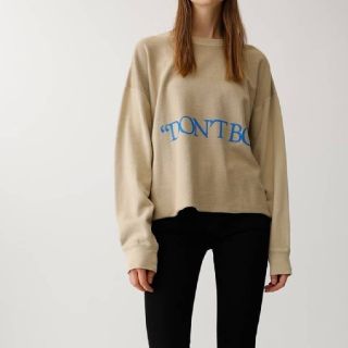 マウジー(moussy)のⅠマウジー 未使用タグ付き DON’T BOTHER プルオーバー(トレーナー/スウェット)