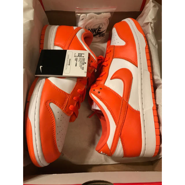 ナイキ  DUNK LOW SP ORANGE BLAZE SYRACUSE CU1726-101 ダンクローオレンジブレイズシラキューススニーカー  メンズ 28cm