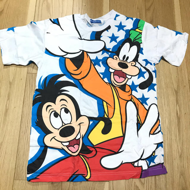 Disney(ディズニー)のディズニー Tシャツ グーフィー マックス エンタメ/ホビーのおもちゃ/ぬいぐるみ(キャラクターグッズ)の商品写真