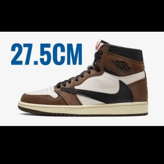 ナイキ(NIKE)の27.5 AIR JORDAN 1 HIGH Travis Scott 正規品(スニーカー)