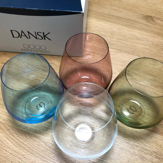 ダンスク(DANSK)の【値下げ】DANSK グラス4点セット(グラス/カップ)