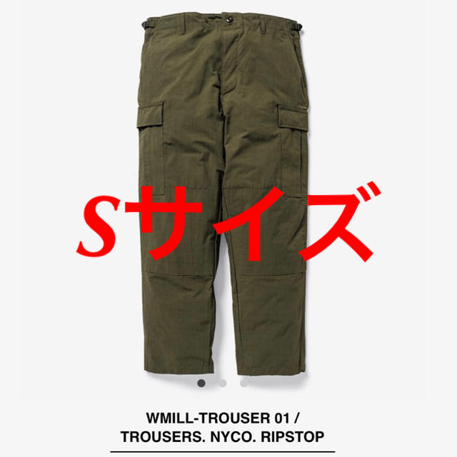 WTAPS WMILL-TROUSER 01 TROUSERS OD オリーブ