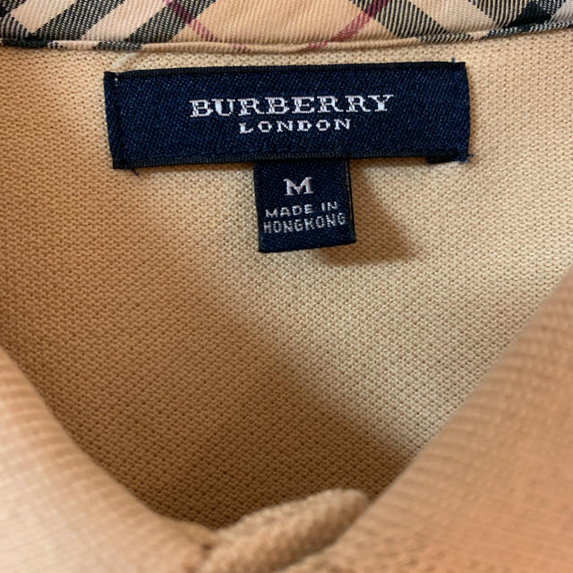 BURBERRY(バーバリー)のBURBERRY LONDON バーバリー ポロシャツ ベージュ ノバチェック メンズのトップス(ポロシャツ)の商品写真