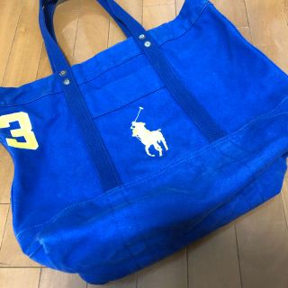 ポロラルフローレン(POLO RALPH LAUREN)のralphlauren トートバッグ　ブルー&イエロー(トートバッグ)