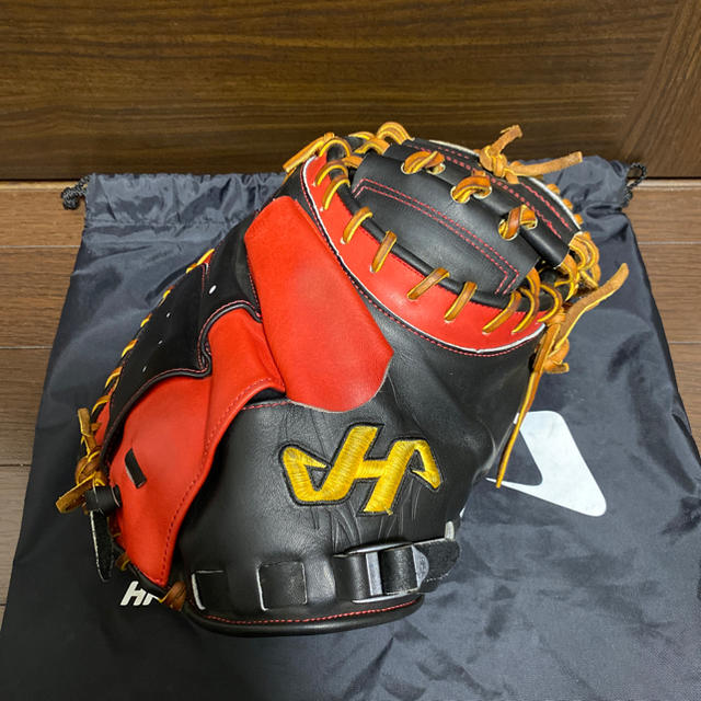 ハタケヤマ キャッチャーミット 甲斐モデル 美品 軟式 送料無料 ハタケヤマ キャッチャーミット 甲斐モデル 美品 軟式 送料無料