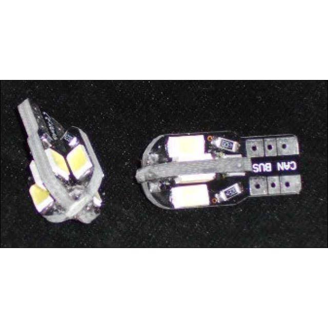 [新品/送料込]LED T10 2個 白/ホワイト SMD8個 12V 広角② 自動車/バイクの自動車/バイク その他(その他)の商品写真