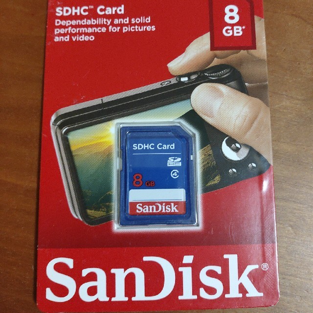 SanDisk(サンディスク)のSDHC SDカード Sandisk 8GB スマホ/家電/カメラのPC/タブレット(PC周辺機器)の商品写真