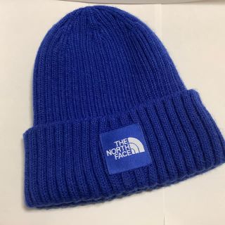 ザノースフェイス(THE NORTH FACE)のお値下げしました★ノースフェイス ニット帽 ブルー(ニット帽/ビーニー)