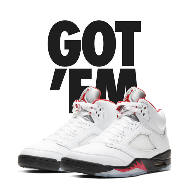 nike jordan 5 fire red