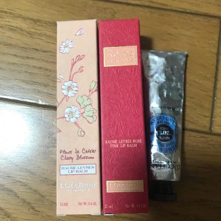 ロクシタン(L'OCCITANE)の新品　ロクシタン  リップバーム　ハンドクリーム　セット(リップケア/リップクリーム)