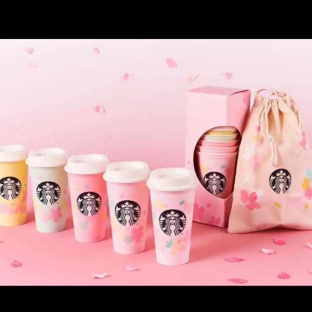 Starbucks Coffee(スターバックスコーヒー)のスタバ　さくら　リユーザブルカップ インテリア/住まい/日用品のキッチン/食器(タンブラー)の商品写真