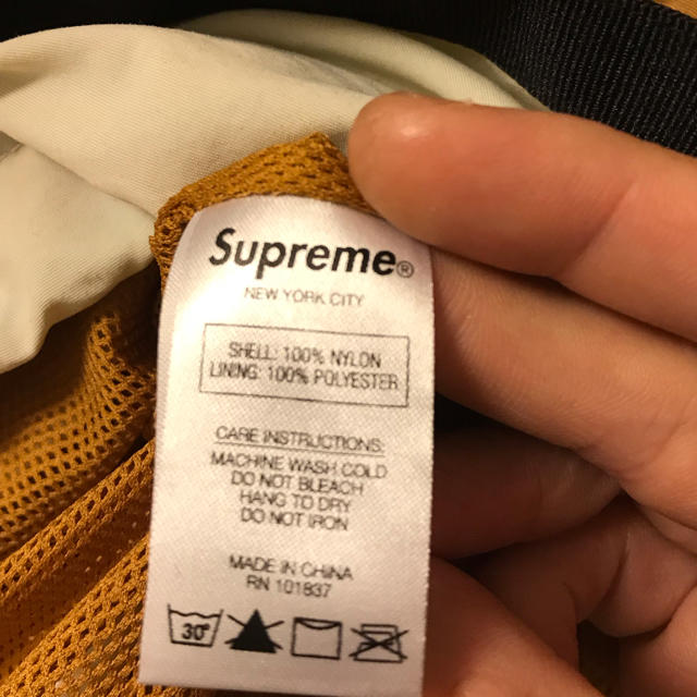 supreme 2-tone zip up jacketナイロンジャケット