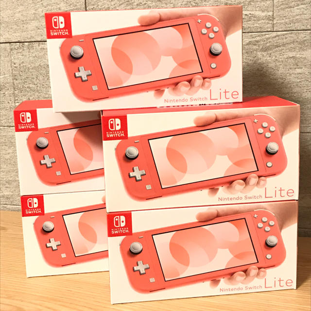 新品未開封 Nintendo Switch lite コーラル 5個セット