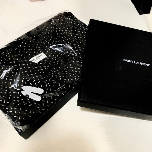 登坂広臣 SAINT LAURENT 19SS トライアングルキャンバス シャツ