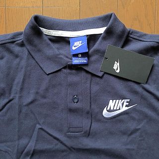 ナイキ(NIKE)のナイキ  コットンポロシャツ　Ｌ(ポロシャツ)