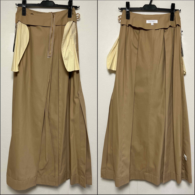 BEAUTY&YOUTH UNITED ARROWS(ビューティアンドユースユナイテッドアローズ)のBEAUTY&YOUTHUNITEDARROWSチノベルトプリーツマキシスカート レディースのスカート(ロングスカート)の商品写真