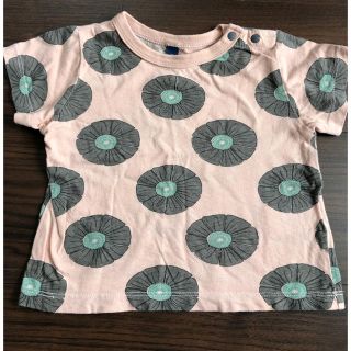 マーキーズ(MARKEY'S)の【sale】 Markeys マーキーズ　花柄　Tシャツ　baby 80 ピンク(Ｔシャツ)