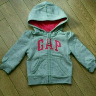 ベビーギャップ(babyGAP)の♡新品　裏起毛　ロゴパーカー♡(トレーナー)