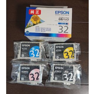 エプソン(EPSON)のまさや様専用 EPSON エプソン IC6CL32 インク 4色 期限切れ(その他)