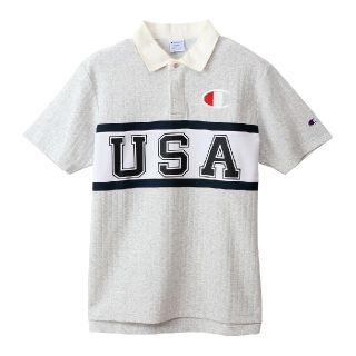 チャンピオン(Champion)の新品 XL チャンピオン ゴルフ プロ使用モデル ポロシャツ USA  グレー(ウエア)