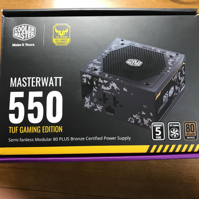 MASTERWATT550 TUF GAMING EDITION PC要電源