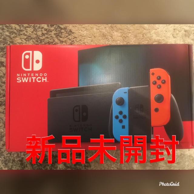 新型ネオン ブル- Nintendo Switch 本体 任天堂