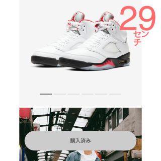 ナイキ(NIKE)のNIKE AIR JORDAN 5 "FIRE RED"(スニーカー)