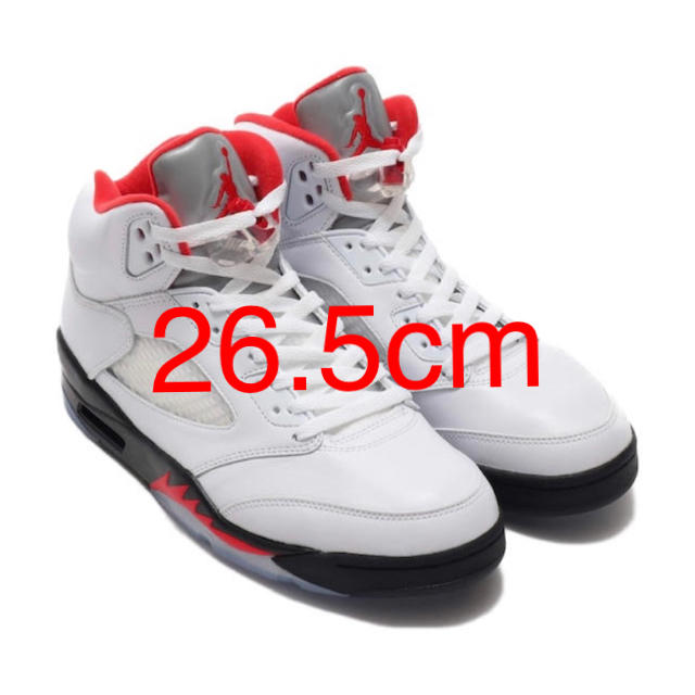 メンズエアジョーダン5 air jordan5 fire red 26.5cm