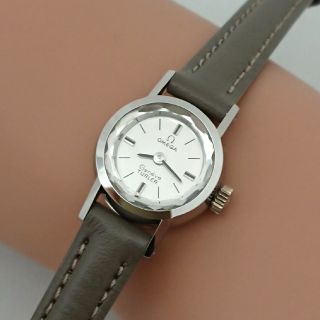 オメガ(OMEGA)のOH済 1969年製 オメガ ジュネーブ カットガラス レディース 手巻き極美品(腕時計)