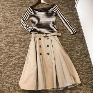 ジルスチュアート(JILLSTUART)のジルスチュアート　スクープドネック八部丈トップス、ダズリン　スカート　まとめ売り(カットソー(長袖/七分))