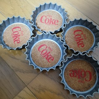 コカコーラ(コカ・コーラ)のコカコーラ ボトルキャップ コースター(テーブル用品)