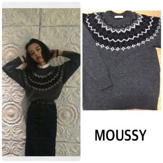 マウジー(moussy)のMOUSSY♡ノルディック柄(ニット/セーター)