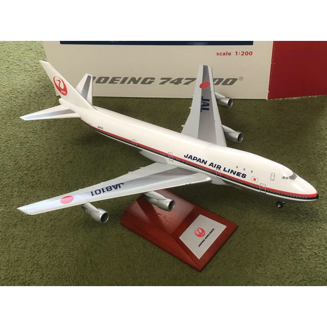 日本航空(JAL)ボーイング えがたい 747-100 飛行機模型 日本航空(JAL)ボーイング えがたい 747-100 飛行機模型