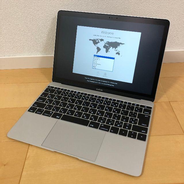 Apple(アップル)の美品 MacBook 12インチ 2016 256GB　シルバー スマホ/家電/カメラのPC/タブレット(ノートPC)の商品写真