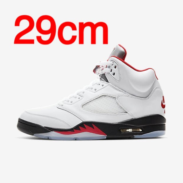 ハイAIR JORDAN 5 FIRE RED 29cm 即日発送