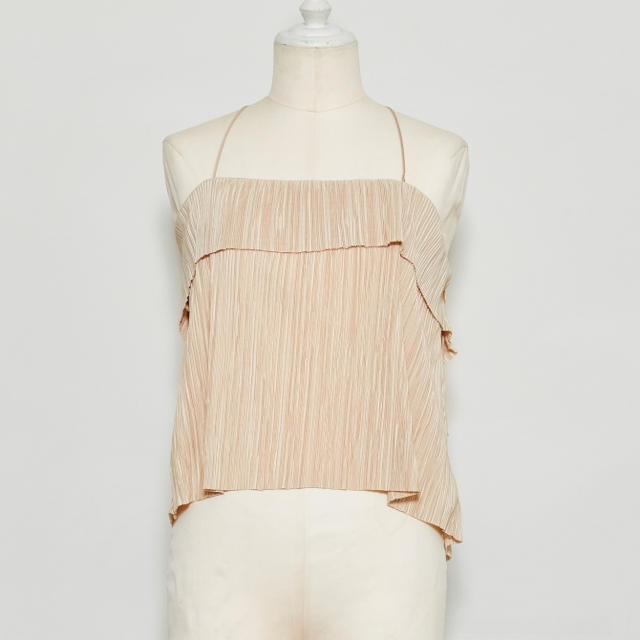 新品タグ付き Rosarymoon Pleated Cami Top