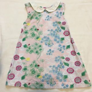 ハッカベビー(hakka baby)の美品　hakka baby   ワンピース　80㎝(ワンピース)